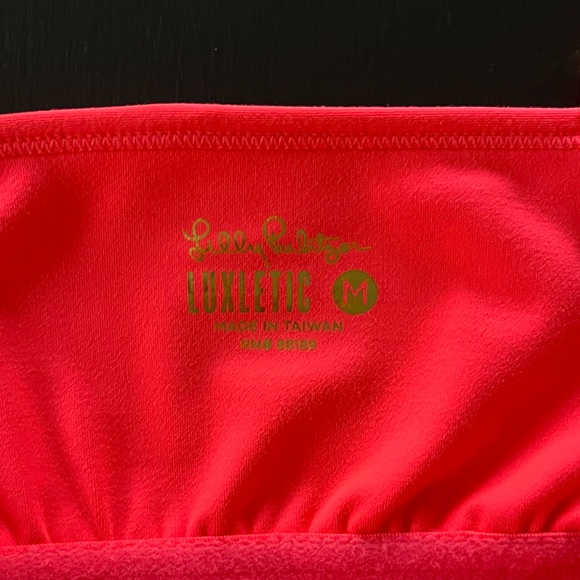 UPF 50+ Luxletic Scallop Tank and Bike Short Matching Set, Size Medium - Picture 6 of 14